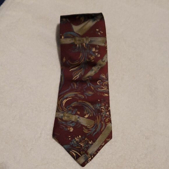 Vintage Norseman all silk tie - Picture 1 of 4